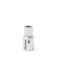 1/4" торцевая головка шестигранник, 6 мм Proxxon (23714)