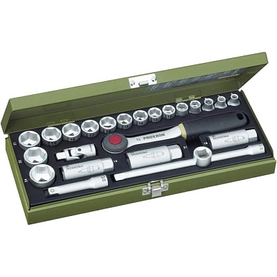 Компактный набор с трещоткой 3/8", 24 поз. Proxxon (23110)