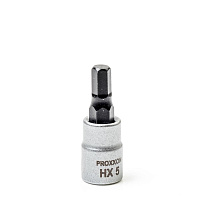 1/4"головка с шестигранной вставкой, 5 мм Proxxon (23747)